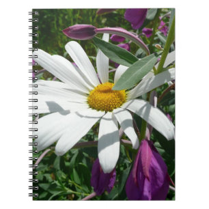 Cuaderno Daisy y Fireweed Wildflower