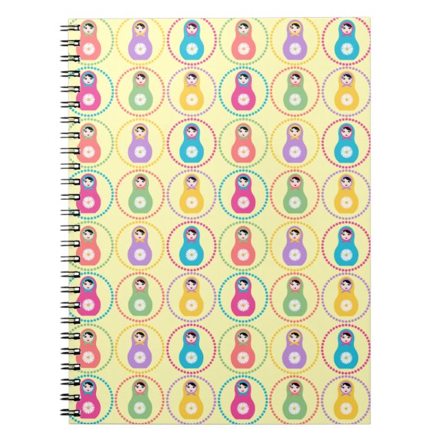 Cuaderno Daisyflower Matryoshka (Frente)