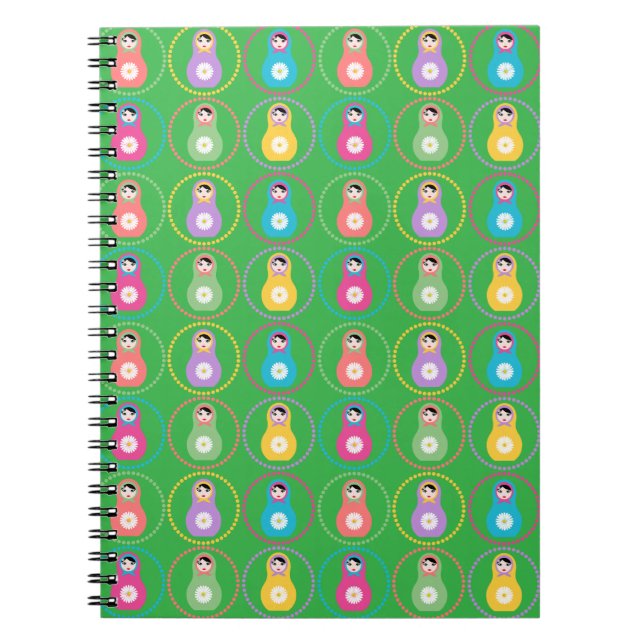 Cuaderno Daisyflower Matryoshka (Frente)