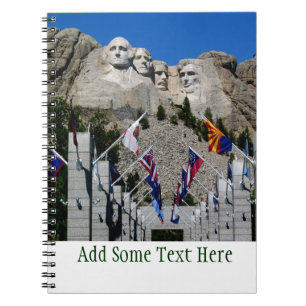 Cuaderno Dakota del Sur Monte Rushmore