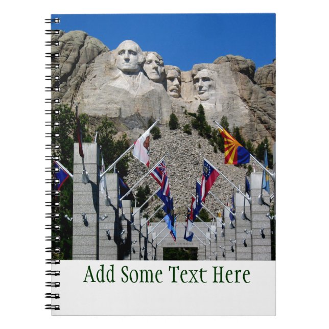 Cuaderno Dakota del Sur Monte Rushmore (Frente)