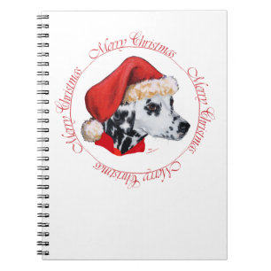 Cuaderno Dálmata Feliz Navidad