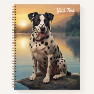 Cuaderno Dálmata junto al lago
