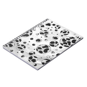 Cuaderno Dálmata Lunares Negros y Blancos