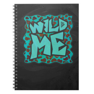 Cuaderno Dalmatian Brown y el diseño Verde azulado