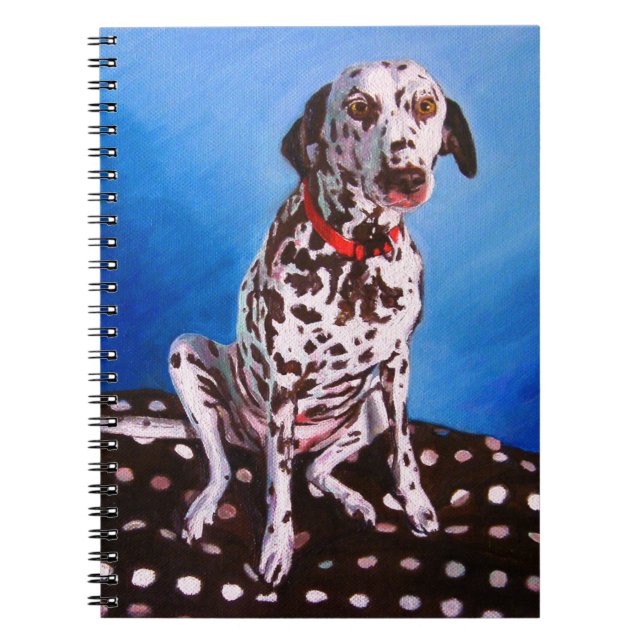 Cuaderno Dalmatian en el amortiguador manchado 2011 (Frente)