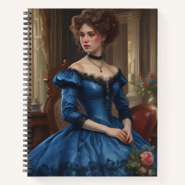 Cuaderno Dama de Azul