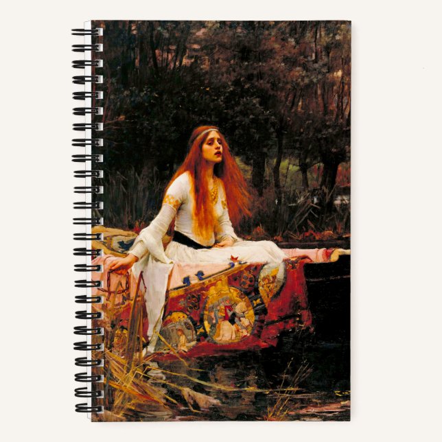 Cuaderno Dama de Castillo de Shalott (Anverso)