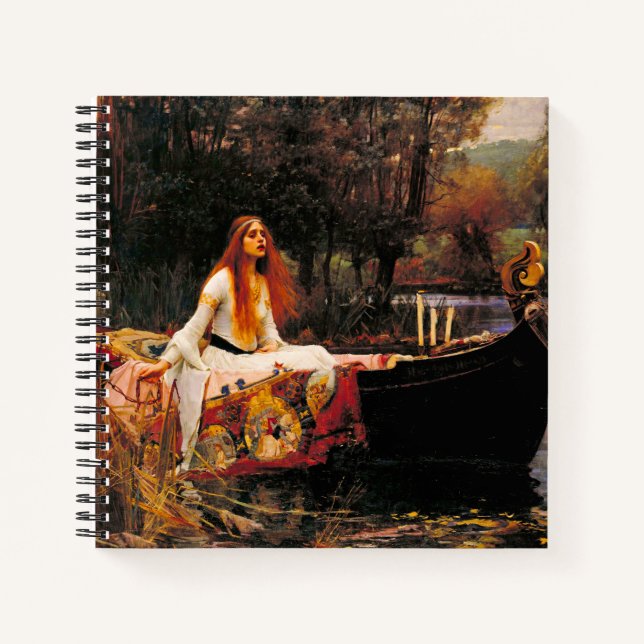 Cuaderno Dama de Castillo de Shalott (Anverso)