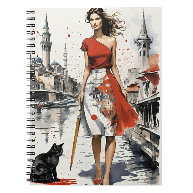 Cuaderno Dama de ciudad (Frente)