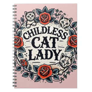 Cuaderno Dama de gato infantil
