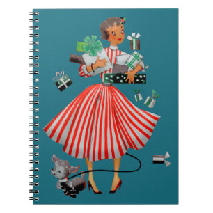 Cuaderno Dama de la Vintage de 1950