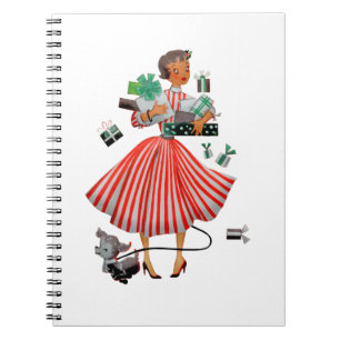 Cuaderno Dama de la Vintage de 1950
