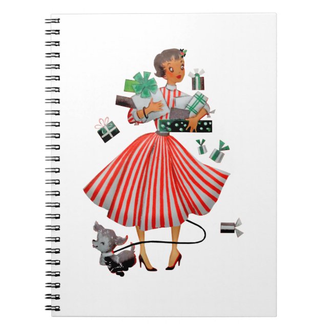 Cuaderno Dama de la Vintage de 1950 (Frente)