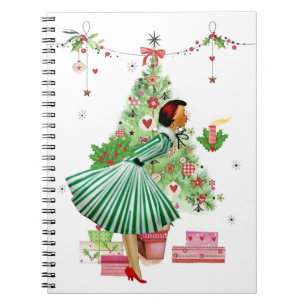 Cuaderno Dama de la Vintage de 1950