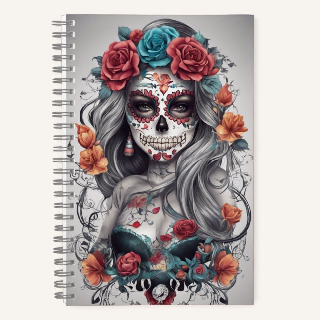 Cuaderno Dama de los muertos (Anverso)