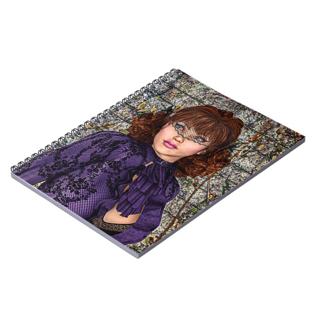 Cuaderno Dama de Morado (Lado Izquierdo)