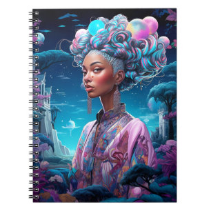 Cuaderno Dama En Mundo Surrealista El Arte Afroamericano Pú
