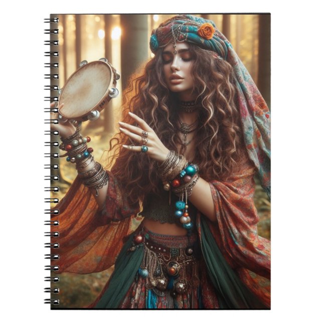 Cuaderno dama gitana (Frente)