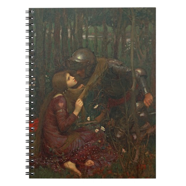 Cuaderno Dama Sans Merci, 1893 de la belleza del La (aceite (Frente)