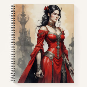 Cuaderno Dama Steampunk