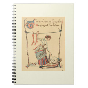 Cuaderno Dama Vintage Hermosa