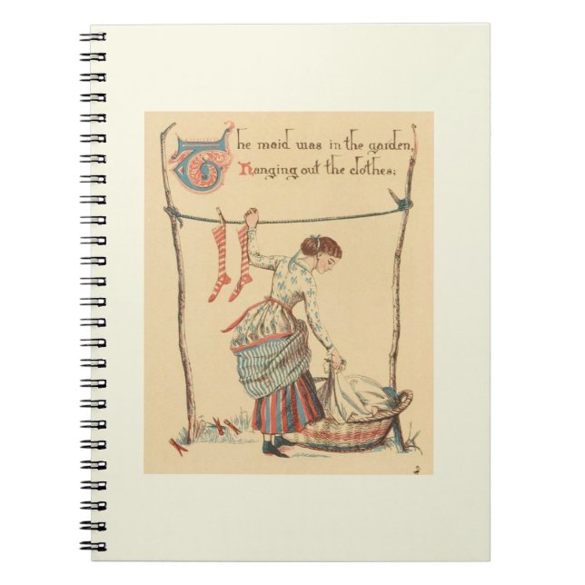 Cuaderno Dama Vintage Hermosa (Frente)