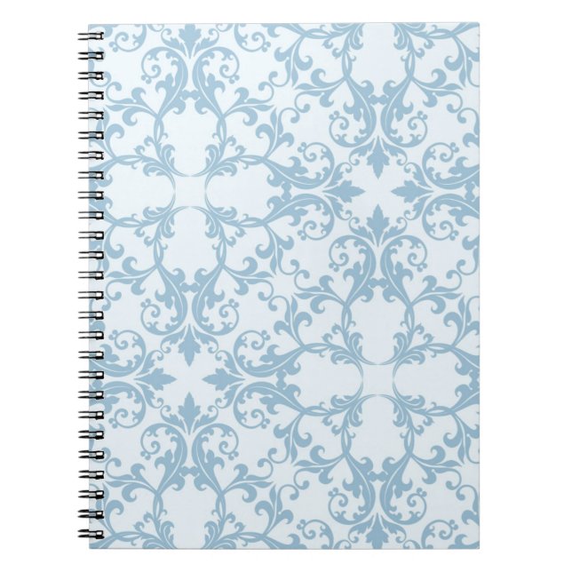 Cuaderno Damasco azul claro (Frente)