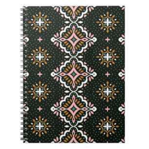 Cuaderno Damasco Oriental: Mosaico Talavera Vintage.