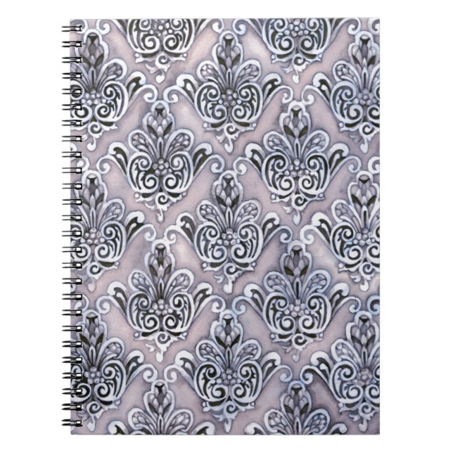 Cuaderno Damasco púrpura (Frente)