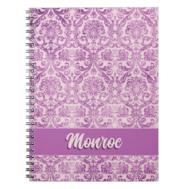 Cuaderno Damasco rosa magenta