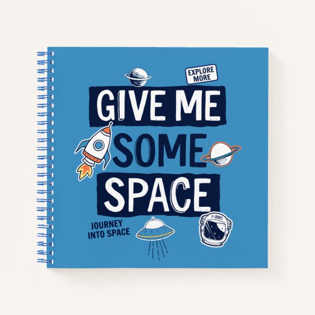 Cuaderno Dame algo de espacio (Anverso)