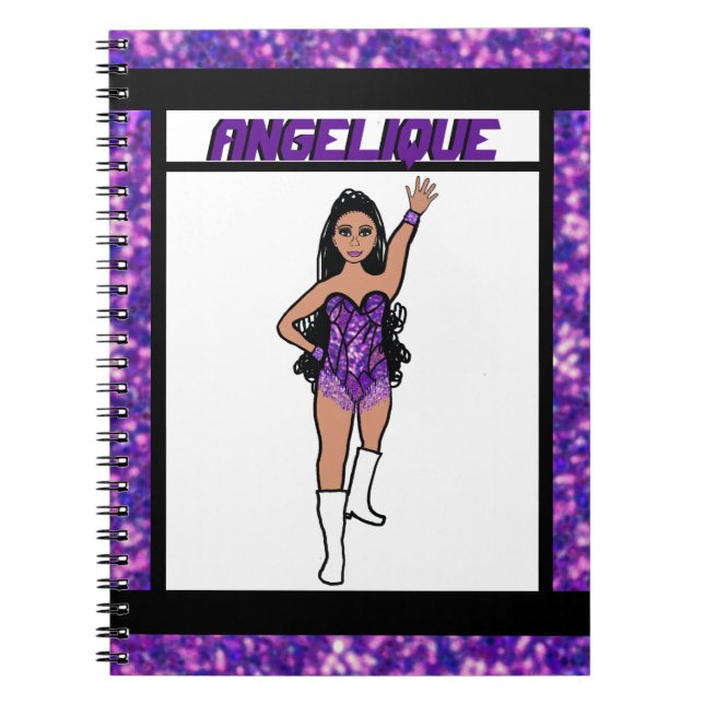 Cuaderno Dancer Purple Fringe #2 (Frente)