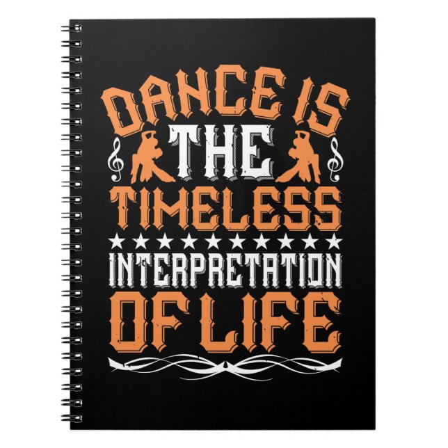 Cuaderno Dancing Is The Interpretación Atemporal (Frente)