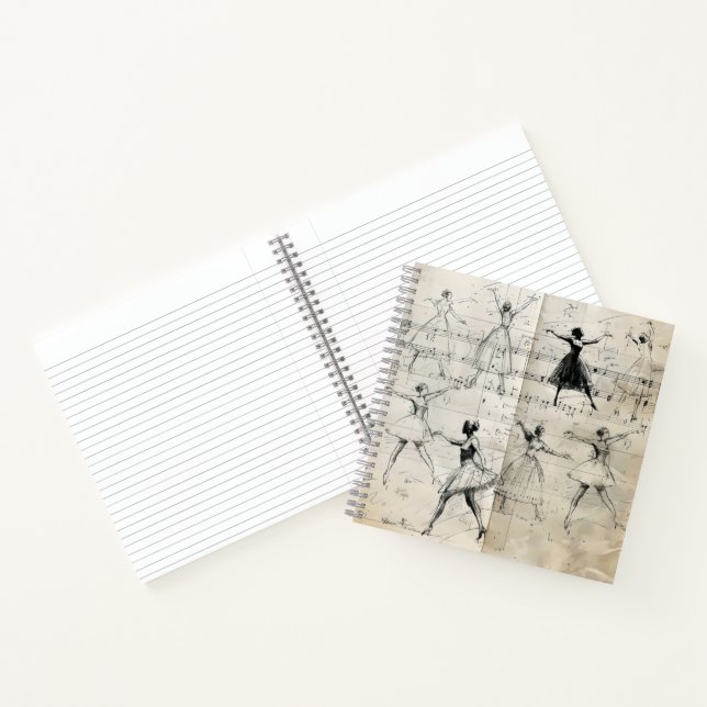 Cuaderno Dancing Movements Vintage Paper (Interior)