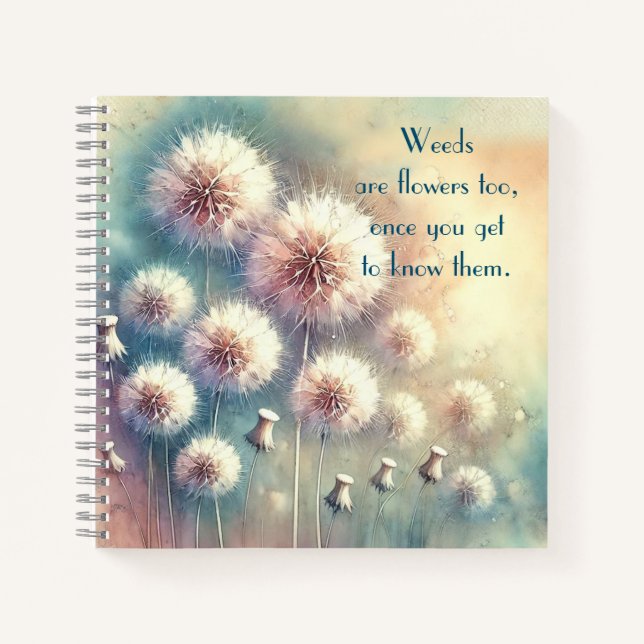 Cuaderno Dandelion Blowball & Cita (Anverso)