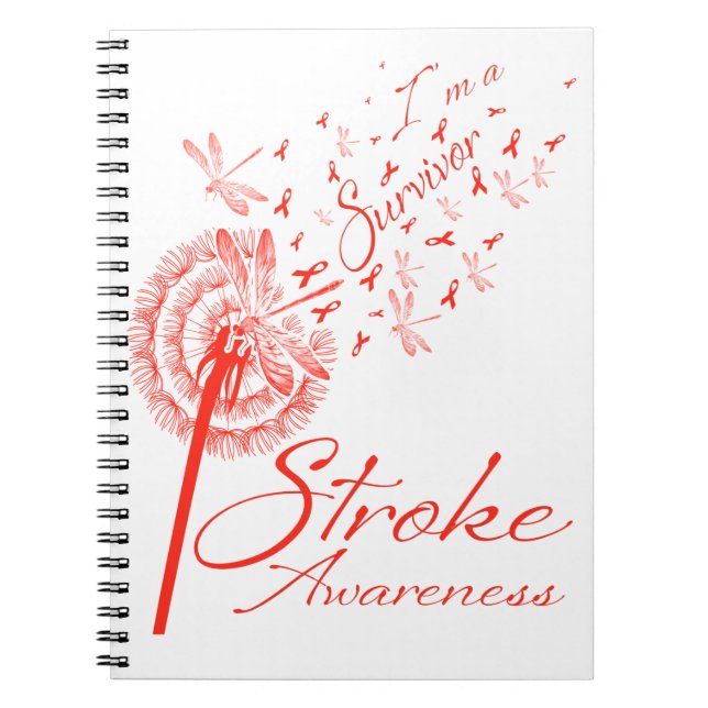 Cuaderno Dandelion Soy un sobreviviente de la flor de sensi (Frente)