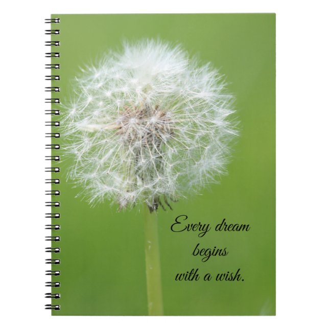 Cuaderno Dandelion Wishes (Frente)