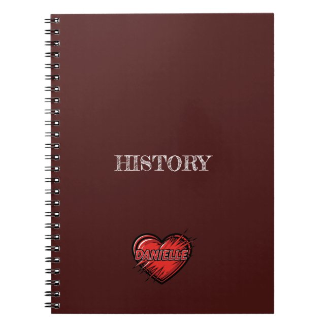 Cuaderno Danielle Brown (Frente)