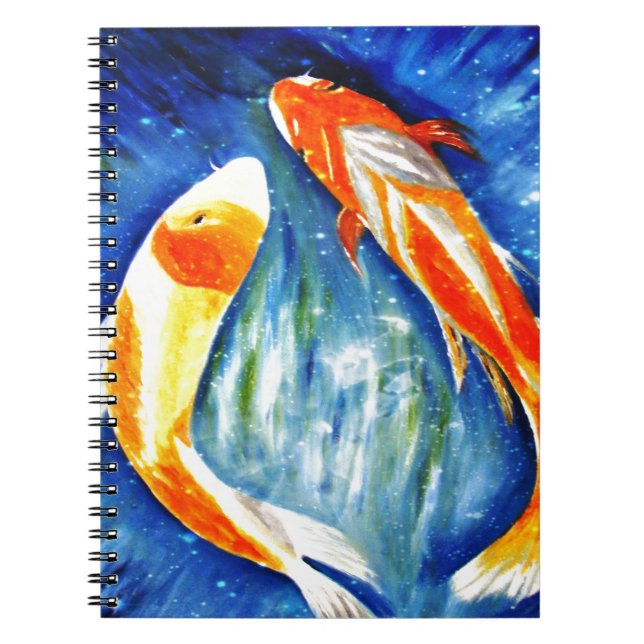 Cuaderno Danza de Koi Notebook (Frente)