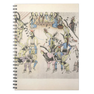 Cuaderno Danza de la hierba (tinta en el papel)