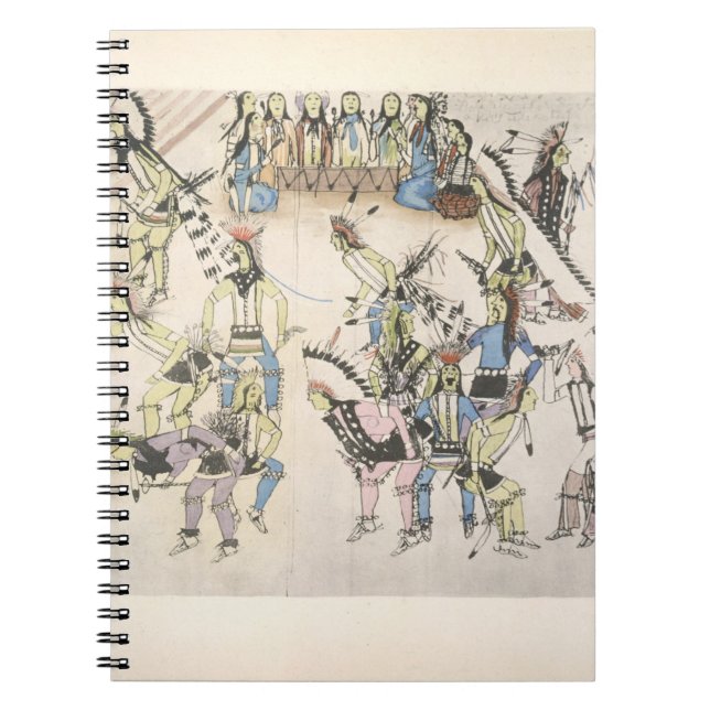 Cuaderno Danza de la hierba (tinta en el papel) (Frente)