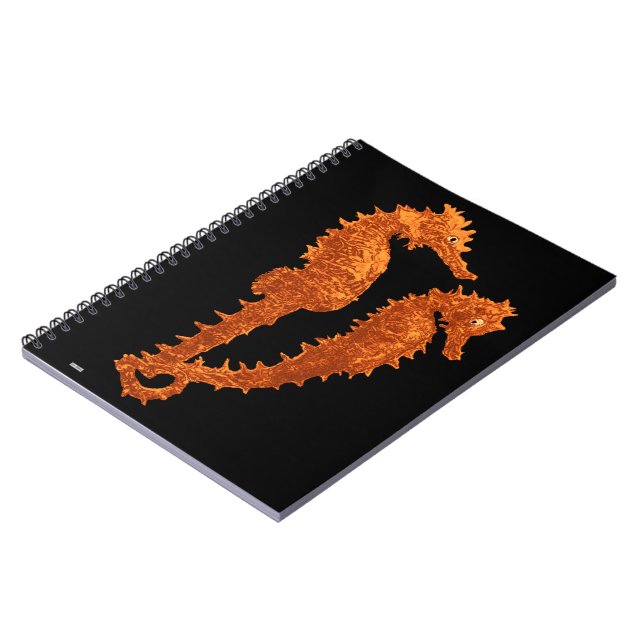 Cuaderno Danza De Los Caballos De Mar (Naranja) (Lado Izquierdo)
