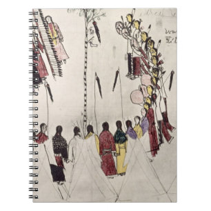 Cuaderno Danza del cuero cabelludo o danza de la victoria
