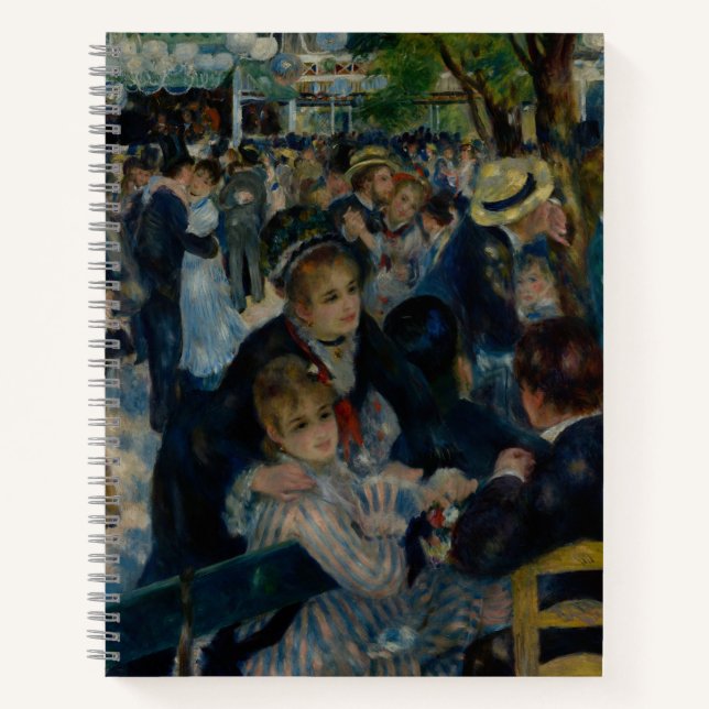 Cuaderno Danza en Le Moulin de la Galette - Auguste Renoir (Anverso)