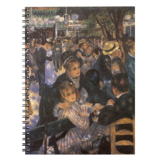 Cuaderno Danza en Le Moulin de la Galette por Pierre Renoir (Frente)