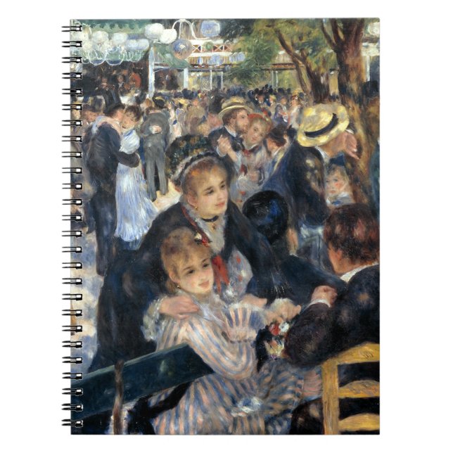 Cuaderno Danza en Le Moulin de la Galette por Renoir (Frente)