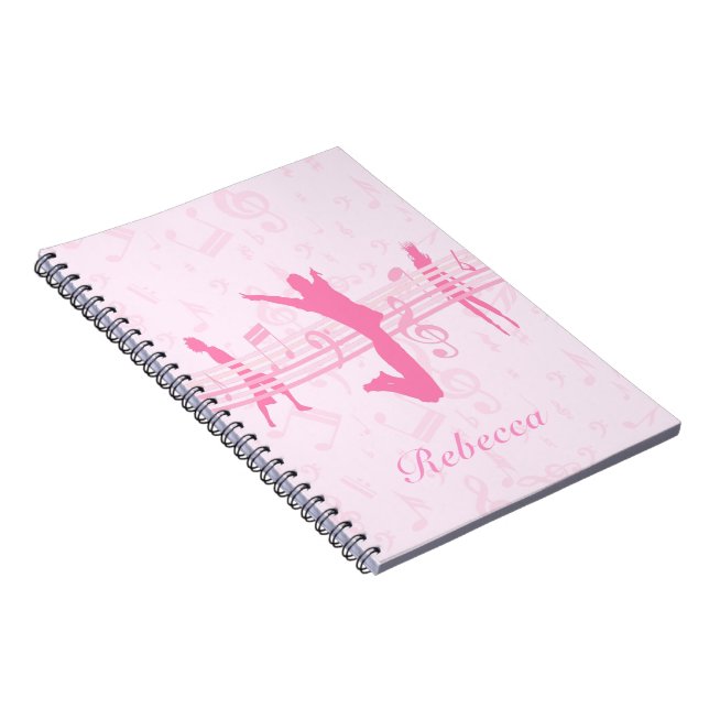 Cuaderno Danza musical personalizada y rosa dramático (Lado Derecho)