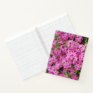 Cuaderno Daphne floral rosa bonita