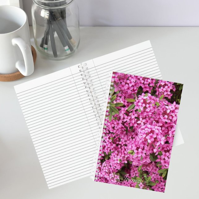 Cuaderno Daphne floral rosa bonito (In Situ)